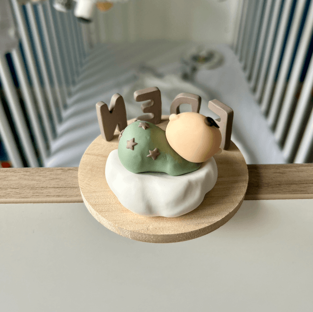 Figurine bébé endormi personnalisable