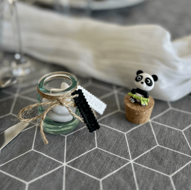 Pot à dragées Timéo le panda