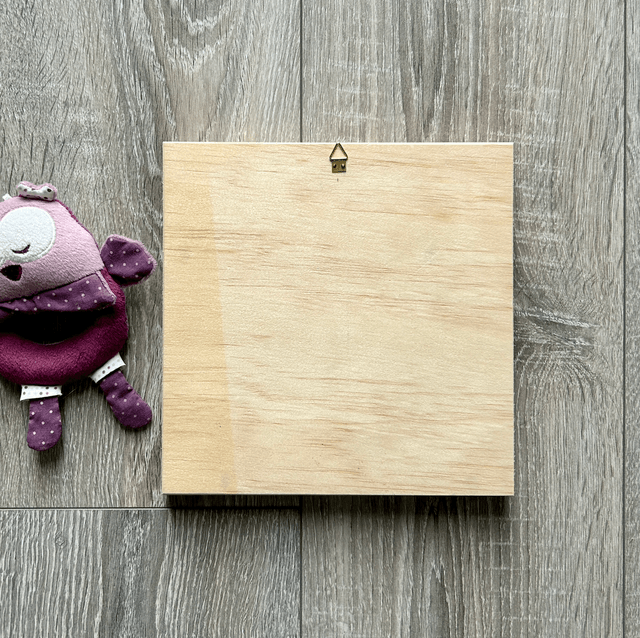 Tableau hiboux amoureux personnalisable
