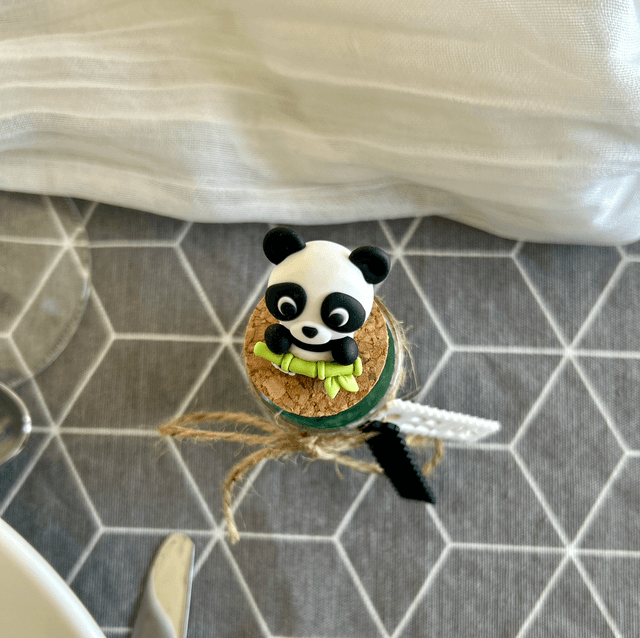 Pot à dragées Timéo le panda