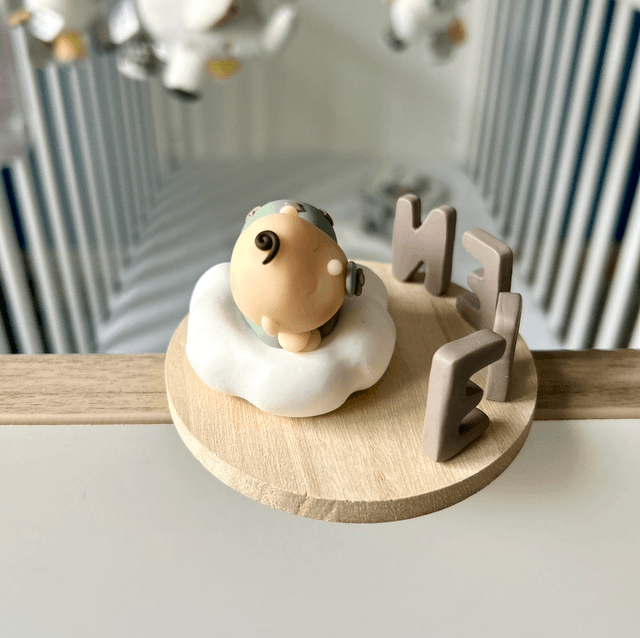 Figurine bébé endormi personnalisable