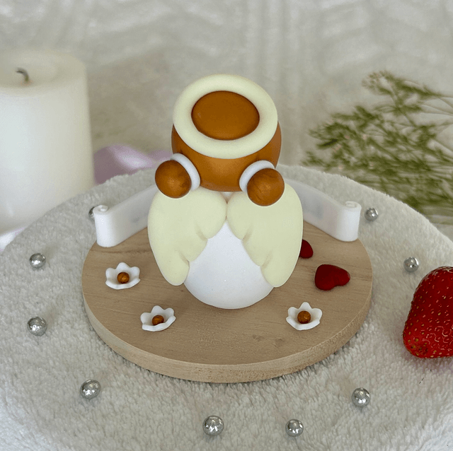 Décoration personnalisable pour pièce montée ange 